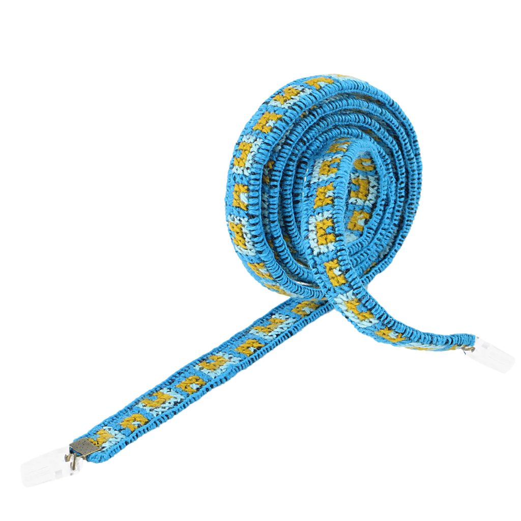 Embroidered Eyeglass Chain naghshin blue