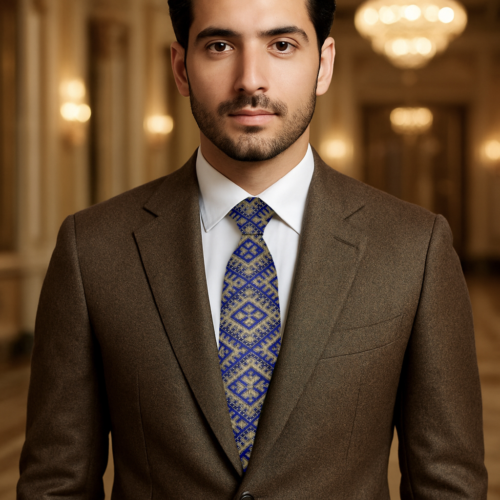 Balochi Embroidery Tie